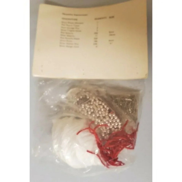 VTG 1976 Beaded Christmas Ornament Starfire Kit - Picture 4 of 6